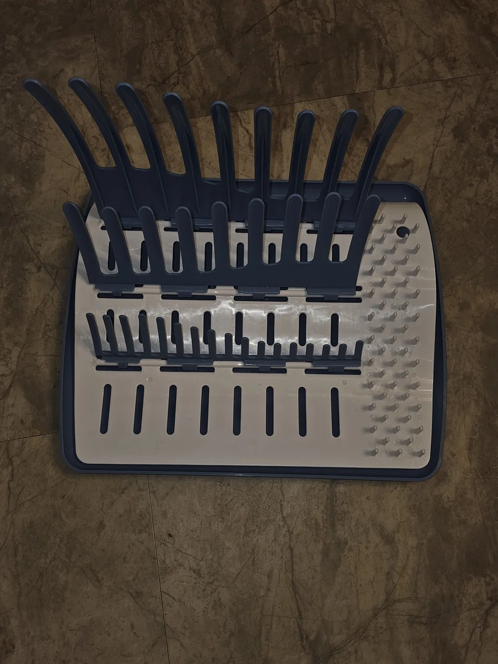 Dr. Brown's Blue & White Folding Drying Rack for Baby Bottles
